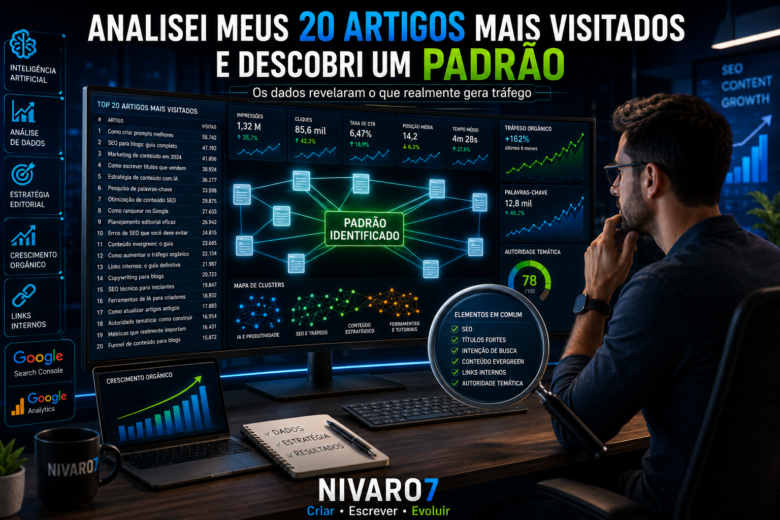Analisei meus 20 artigos mais visitados e descobri um padrão 2 Analisando dados para estrategias de sucesso
