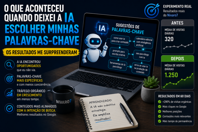 O que aconteceu quando deixei a IA escolher minhas palavras-chave 7 Como a IA transformou meu SEO