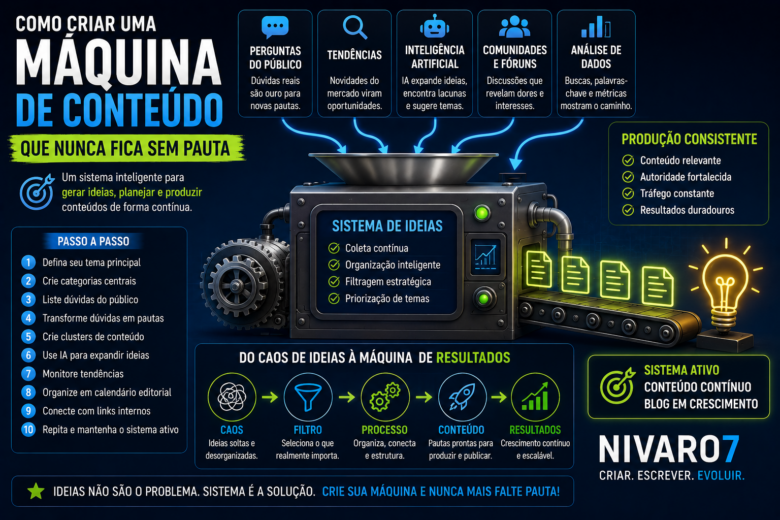 Como criar uma maquina de conteudo