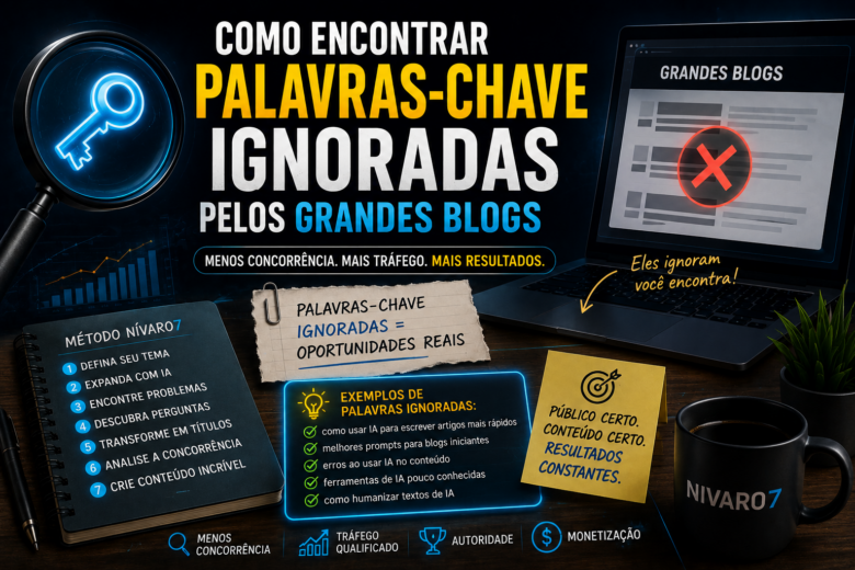 Como encontrar palavras chave ignoradas