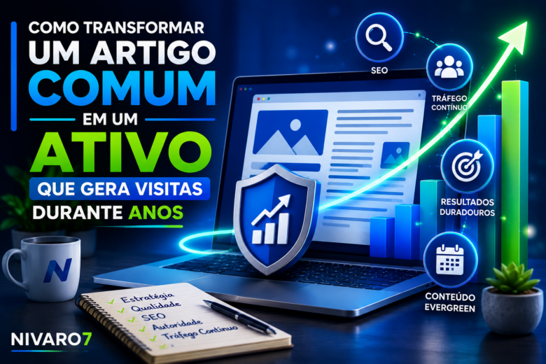 Como transformar um artigo comum em um ativo que gera visitas durante anos 7 Como transformar um artigo em ativo