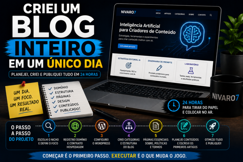 Crie um blog em um dia