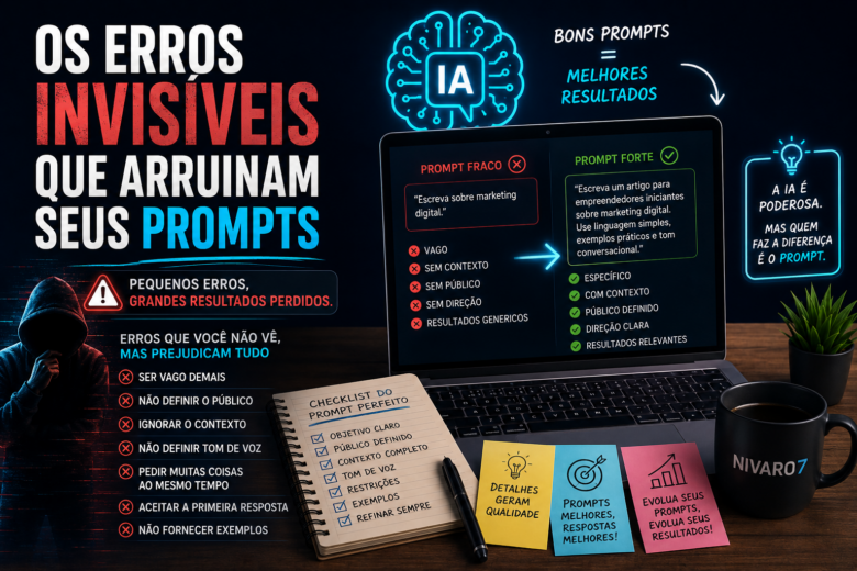 Erros invisiveis que impactam seus prompts