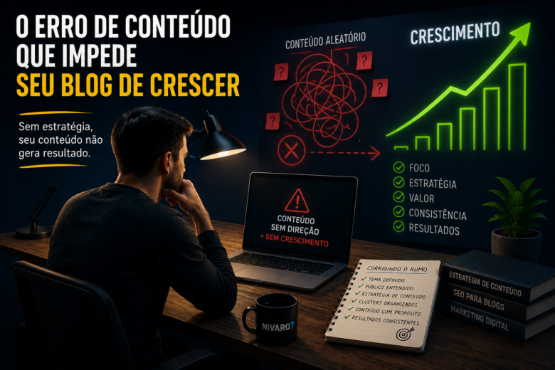 O erro de conteúdo que impede seu blog de crescer 10 Estrategia de conteudo para crescer