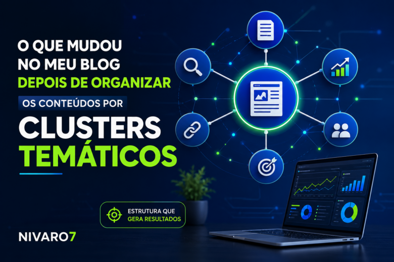 O que mudou no meu blog depois de organizar os conteúdos por clusters temáticos 8 Estrutura de clusters para blogs
