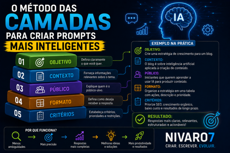 Metodo das camadas para prompts inteligentes