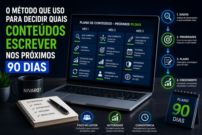 O método que uso para decidir quais conteúdos escrever nos próximos 90 dias 3 Plano de conteudos para 90 dias