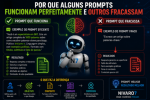 Por que alguns prompts funcionam e outros nao